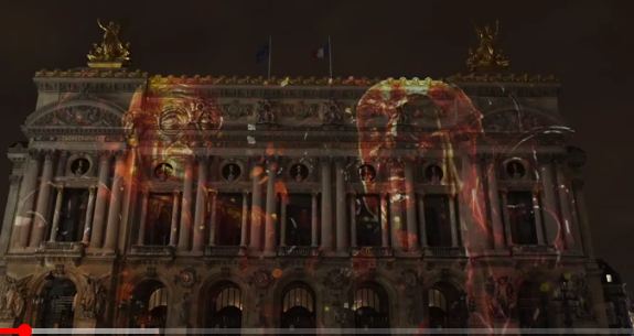 Son et lumière de l’ambassade d’Allemagne sur l’Opéra Garnier Son et lumière de l’ambassade d’Allemagne sur l’Opéra Garnier