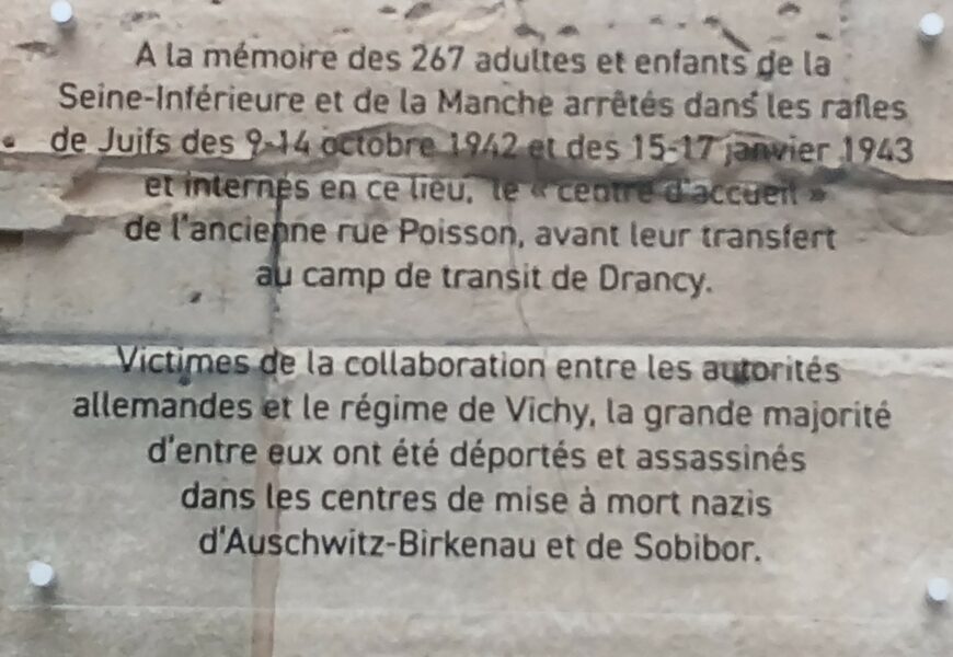 Dévoilement de plaque au collège Fontenelle dimanche 25 janvier 2026